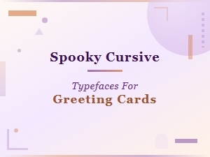 Spooky Cursive Halloween Script Fonts for Greeting Cards